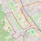 Zakręcona trasa linii 149, fot. Mapa Tram&Bus Online