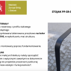 Stojak SR1, mat. GZDiZ