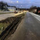 Wykonawca naraził na zniszczenie również chodnik i drogę rowerową, które nie są gotowe...