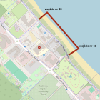 Obszar objęty pracami w Sopocie, mat. OpenStreetMap
