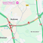 Obecnie trasa S7 jest zamknięta od węzła Gdańsk Lipce w kier. Gdyni, fot. Google Maps