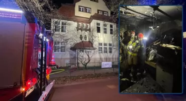 Nocny pożar w Gdańsku. Mieszkańcy na ratunek czekali na balkonie