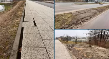 Miesiące bałaganu po pracach miejskiej spółki. Zniszczone drzewa i trawniki, brudne i krzywe chodniki